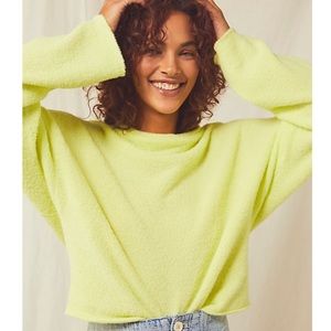 Free People Celeste Sweater in Limon